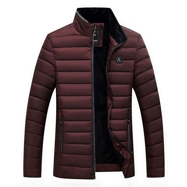 slim velvet cotton jacket men's warm soild stand collar winter zip coats fashion casual outwear #0912, Black
slim velvet cotton jacket men's warm soild stand collar winter zip coats fashion casual outwear #0912, Black