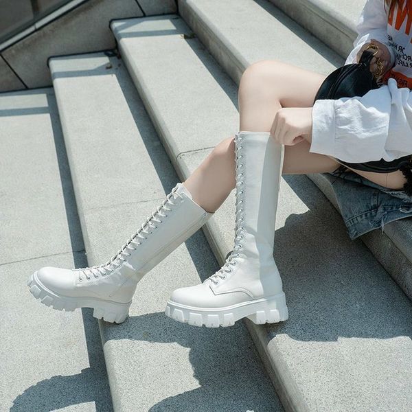 women knee high boots gladiator mid heels shoe plus size autumn warm lace up pu leather shoes booties shoe botas mujer d2134, Black
women knee high boots gladiator mid heels shoe plus size autumn warm lace up pu leather shoes booties shoe botas mujer d2134, Black