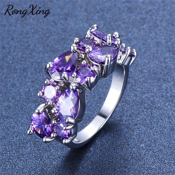 rongxing classic mona lisa multicolor zircon rings for women white gold filled purple/red/blue/green water drop birthstone ring, Golden;silver 
rongxing classic mona lisa multicolor zircon rings for women white gold filled purple/red/blue/green water drop birthstone ring, Golden;silver