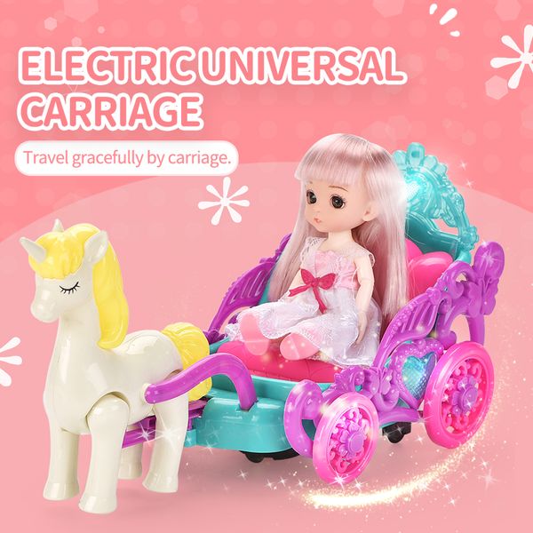 electric universal carriage princess horse carriage toy with light and music gift for girl baby toy 
electric universal carriage princess horse carriage toy with light and music gift for girl baby toy