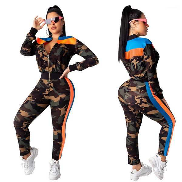 sets womens designer tracksuits panelled camouflage casual womens suits long sleeve cardigan coat pencil pants 2pcs, White
sets womens designer tracksuits panelled camouflage casual womens suits long sleeve cardigan coat pencil pants 2pcs, White