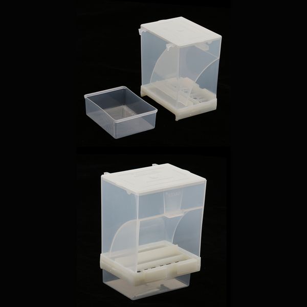 2pcs bird cockatiels feeder automatic plastic food container splash proof
2pcs bird cockatiels feeder automatic plastic food container splash proof