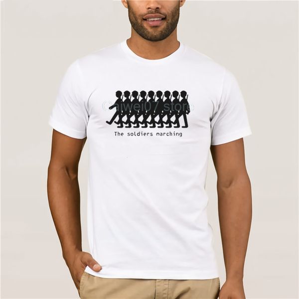 men's white short sleeve t-shirt men print the soldiers marching homme cotton quality fashion short sleeve men tshirt
men's white short sleeve t-shirt men print the soldiers marching homme cotton quality fashion short sleeve men tshirt
