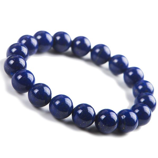 natural genuine blue lapis lazuli gem stone round bead bracelet women femme charm 11.5 mm stretch bracelet just one, Black
natural genuine blue lapis lazuli gem stone round bead bracelet women femme charm 11.5 mm stretch bracelet just one, Black