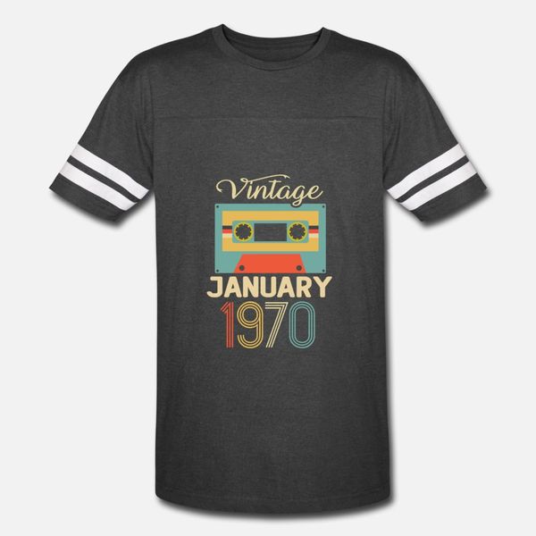 vintage january 1970 50th birthday 50 year old t shirt men personalized 100% cotton crew neck letters loose authentic spring novelty shirt
vintage january 1970 50th birthday 50 year old t shirt men personalized 100% cotton crew neck letters loose authentic spring novelty shirt