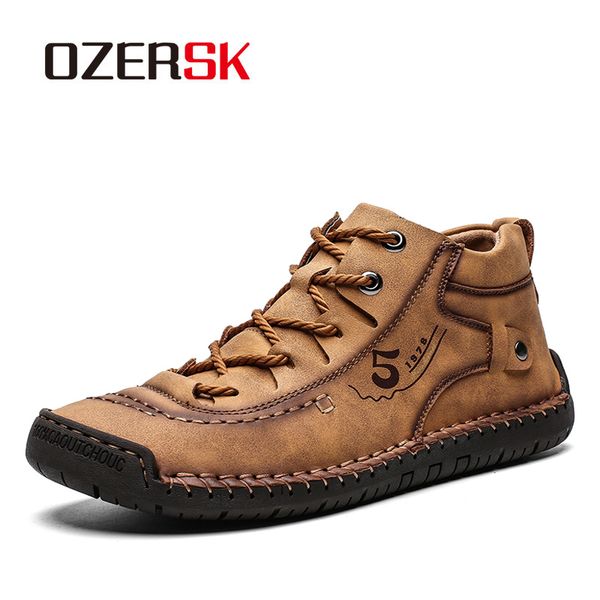 boots ozersk autumn winter snow ankle with fur plush warm male casual work fashion comfort men shoes size 39~48, Black
boots ozersk autumn winter snow ankle with fur plush warm male casual work fashion comfort men shoes size 39~48, Black