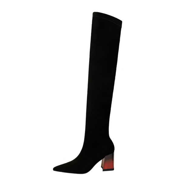 boots ummewalo over the knee high heels flock women fashion heel winter ladies shoes, Black
boots ummewalo over the knee high heels flock women fashion heel winter ladies shoes, Black