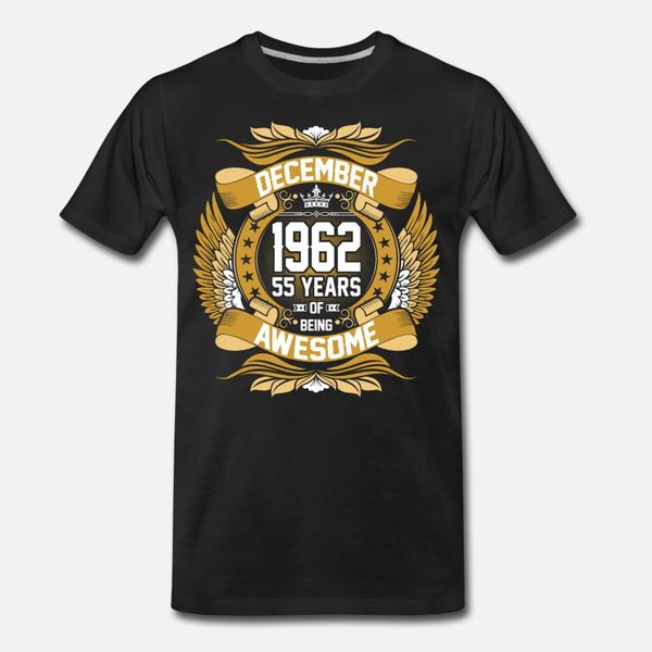 december 1962 55 years of being awesome t shirt men custom short sleeve size s-3xl original gift funny summer natural shirt
december 1962 55 years of being awesome t shirt men custom short sleeve size s-3xl original gift funny summer natural shirt