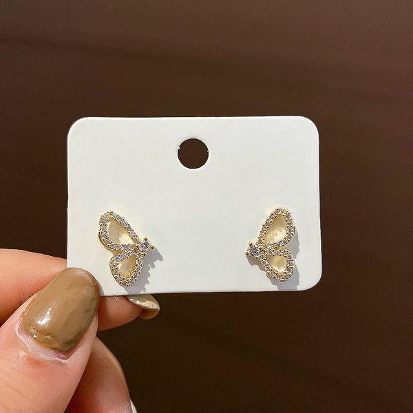 korea style women earrings zircon butterfly asymmetry mini small stud earrings for girl women fashion jewelry accessories, Golden;silver
korea style women earrings zircon butterfly asymmetry mini small stud earrings for girl women fashion jewelry accessories, Golden;silver