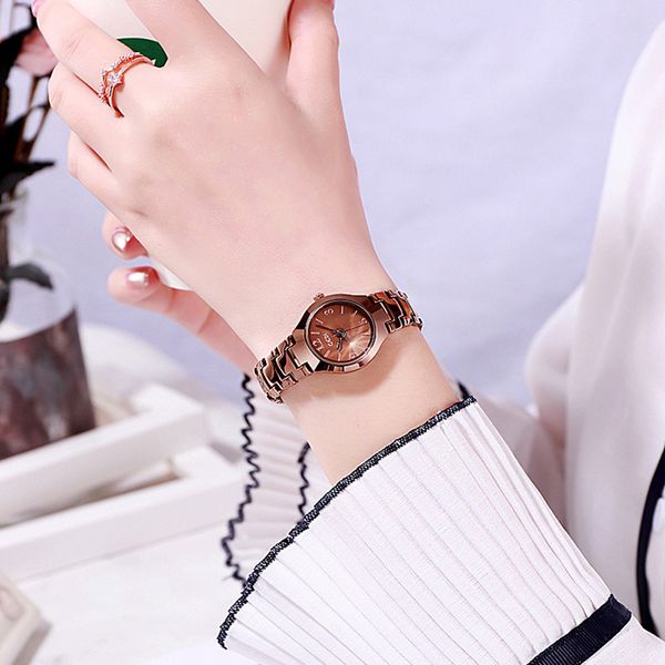 high-end foreign trade tungsten steel-color casual student watch fashion compact waterproof womens quartz watch wholesale, Slivery;brown
high-end foreign trade tungsten steel-color casual student watch fashion compact waterproof womens quartz watch wholesale, Slivery;brown