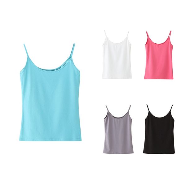 camisoles & tanks cotton women summer camisole vest stretchable ladies slim strap tank, Black;white
camisoles & tanks cotton women summer camisole vest stretchable ladies slim strap tank, Black;white
