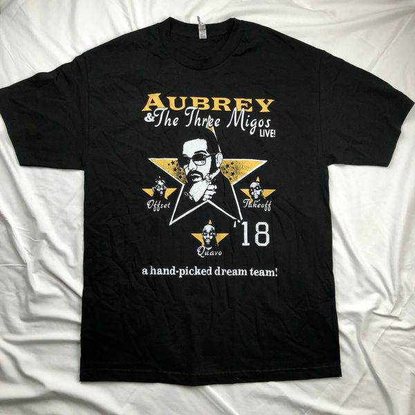 drake scorpion, aubrey and the three migos tour 2018 shirt size medium men's t-shirts short sleeve o-neck cotton 
drake scorpion, aubrey and the three migos tour 2018 shirt size medium men's t-shirts short sleeve o-neck cotton