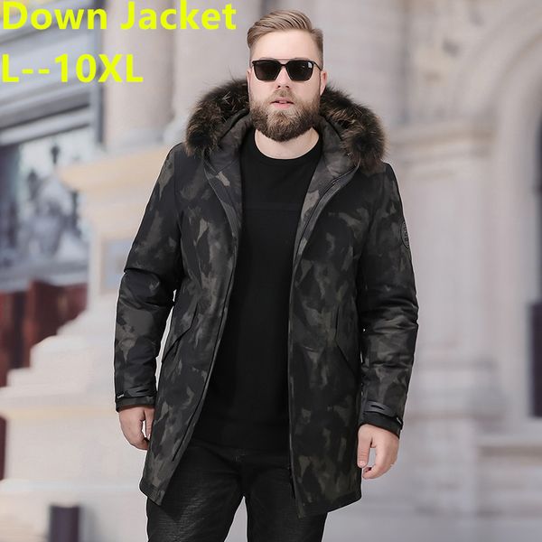 men's down & parkas plus 10xl 9xl 8xl 2021 winter jacket fur collar coat detachable hat and male's clothing, Black
men's down & parkas plus 10xl 9xl 8xl 2021 winter jacket fur collar coat detachable hat and male's clothing, Black