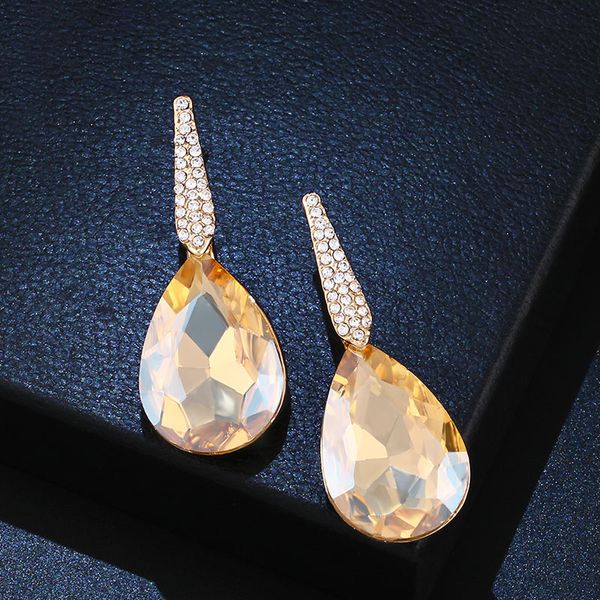 ocesrio gold crystal earrings for brides austrian crystal tear drop earrings bridal wedding jewelry earings ers-m52, Silver
ocesrio gold crystal earrings for brides austrian crystal tear drop earrings bridal wedding jewelry earings ers-m52, Silver