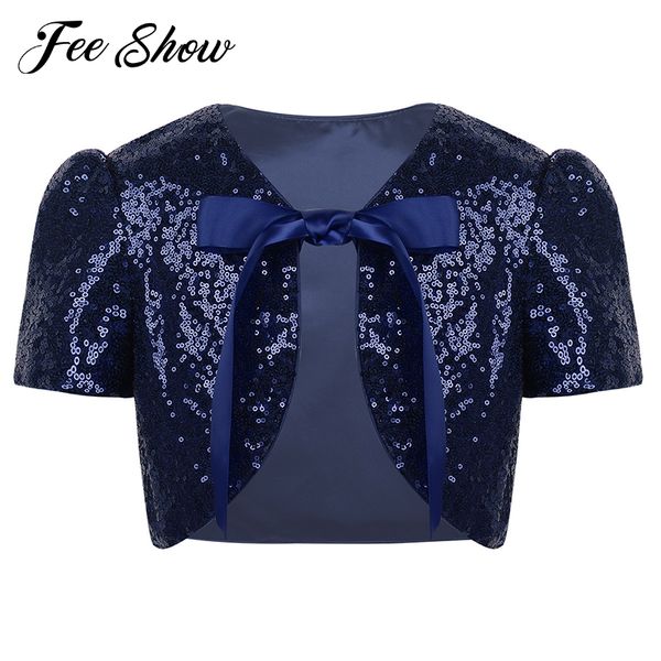 kids girls short sleeve clothing round neck shiny sequined bolero short jacket shrug for wedding evening prom outwear party coat, Blue;gray
kids girls short sleeve clothing round neck shiny sequined bolero short jacket shrug for wedding evening prom outwear party coat, Blue;gray