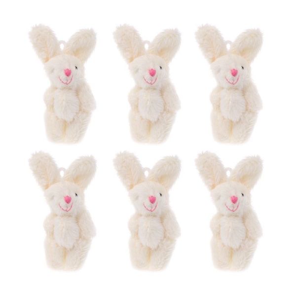 6pcs 2" мини кролик подвеска плюшевые банни для key chain детские игрушки куклы diy украшения подарки сувениры партии may-9
6pcs 2" мини кролик подвеска плюшевые банни для key chain детские игрушки куклы diy украшения подарки сувениры партии may-9