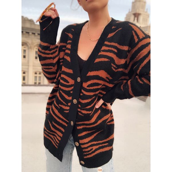 cardigan women sweaters plus size single breated autumn womens deisnger knit sweaters fashion leopard printed ladies clothing dropshipping, White;black
cardigan women sweaters plus size single breated autumn womens deisnger knit sweaters fashion leopard printed ladies clothing dropshipping, White;black