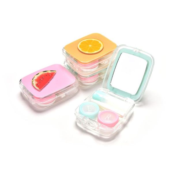1pc travel pocket storage contact lens case holder container fruit style square lens box with mirror, Silver
1pc travel pocket storage contact lens case holder container fruit style square lens box with mirror, Silver