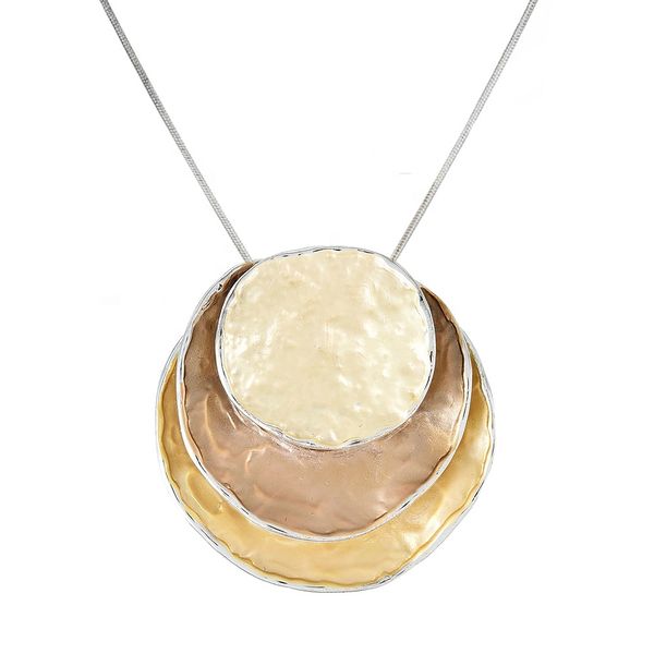 women necklace design geometric round pendant necklace trendy metal enamel statement luxury collars necklaces for women, Silver
women necklace design geometric round pendant necklace trendy metal enamel statement luxury collars necklaces for women, Silver