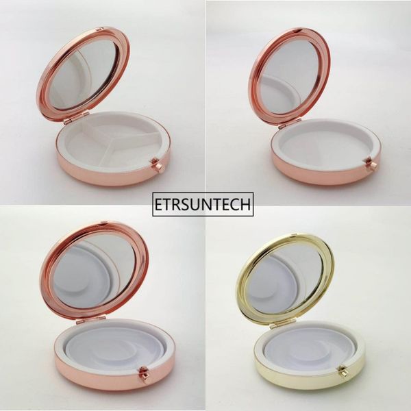storage bottles & jars 50pcs portable metal round box tablet container false eyelash travel f3611
storage bottles & jars 50pcs portable metal round box tablet container false eyelash travel f3611