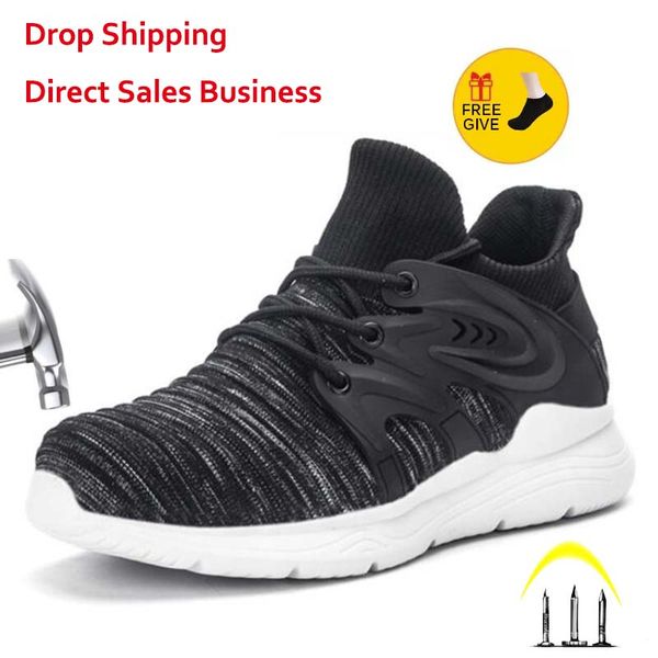 plus size men's steel toe cap protective work boots shoes outdoor anti smashing shoes men puncture proof safety sneakers, Black
plus size men's steel toe cap protective work boots shoes outdoor anti smashing shoes men puncture proof safety sneakers, Black
