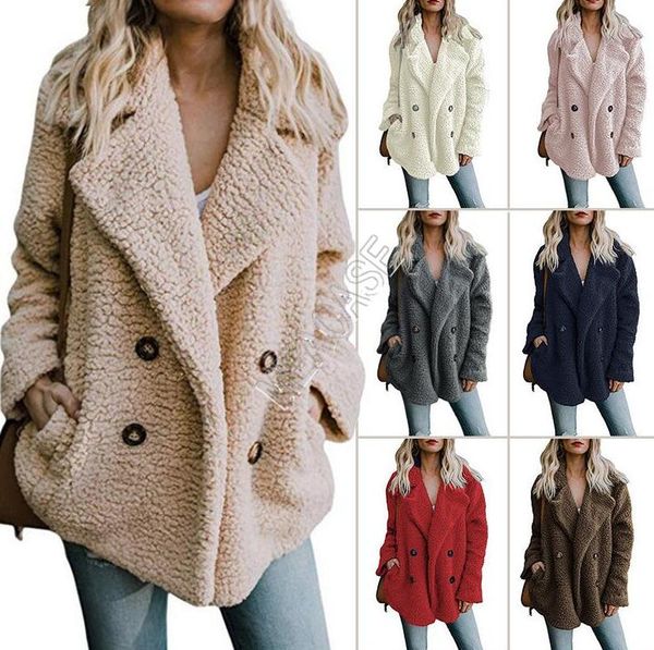 women sherpa coat winter thicken fleece jacket warm plush outwear pocket overcoat plus size women clothes jacket boutique s-5xl sale d82604, White
women sherpa coat winter thicken fleece jacket warm plush outwear pocket overcoat plus size women clothes jacket boutique s-5xl sale d82604, White