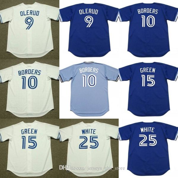 men 9 john olerud 10 pat borders 15 shawn green 25 devon white toronto 1999 baseball jersey 02, Blue;black
men 9 john olerud 10 pat borders 15 shawn green 25 devon white toronto 1999 baseball jersey 02, Blue;black
