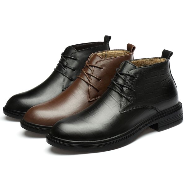 boots men genuine leather shoes cap toe lace up pointed office wedding formal dress black oxford
boots men genuine leather shoes cap toe lace up pointed office wedding formal dress black oxford
