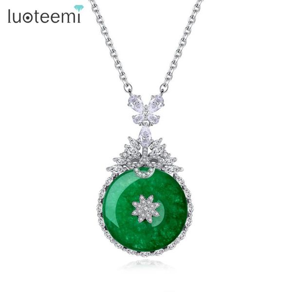 pendant necklaces luoteemi atrractive round green for women wedding banquet clear cz elegant fashion jewelry gift colgantes, Silver
pendant necklaces luoteemi atrractive round green for women wedding banquet clear cz elegant fashion jewelry gift colgantes, Silver