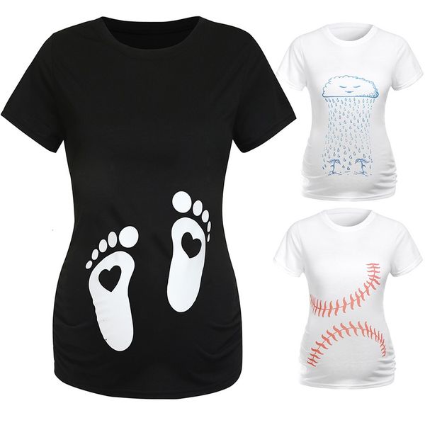 maternity cartoon print t-shirt pregnancy clothes breastfeeding clothing for pregnant women short sleeve deals, White
maternity cartoon print t-shirt pregnancy clothes breastfeeding clothing for pregnant women short sleeve deals, White