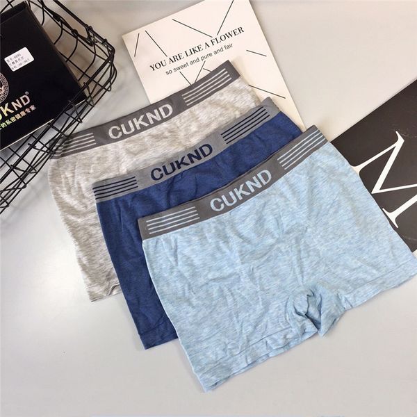 

Fashion Men Underpants Pure Color Seamless Boxers Modal Underwear Sexy Breathable Boxer Shorts Cotton Boxers Wholesale