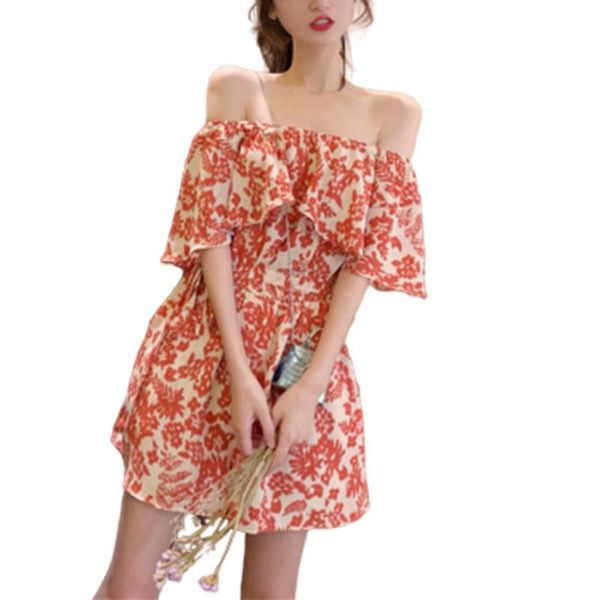 beach style female jumpsuit floral print boat neck short sleeve jumpsuit bodysuit for women fashion loose playsuits, Black;white
beach style female jumpsuit floral print boat neck short sleeve jumpsuit bodysuit for women fashion loose playsuits, Black;white