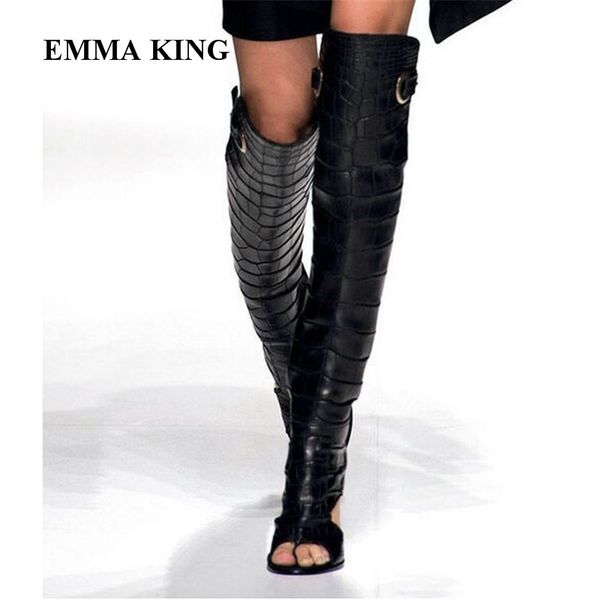 2020 black brown overknee boots women runway brand designer chunky heel open toe shoes woman long sandals boots women
2020 black brown overknee boots women runway brand designer chunky heel open toe shoes woman long sandals boots women