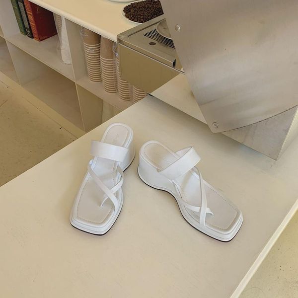 2020 summer wedge sale of women's shoes female sandal cross flip flops platform square toe all-match muffins shoe high, Black
2020 summer wedge sale of women's shoes female sandal cross flip flops platform square toe all-match muffins shoe high, Black