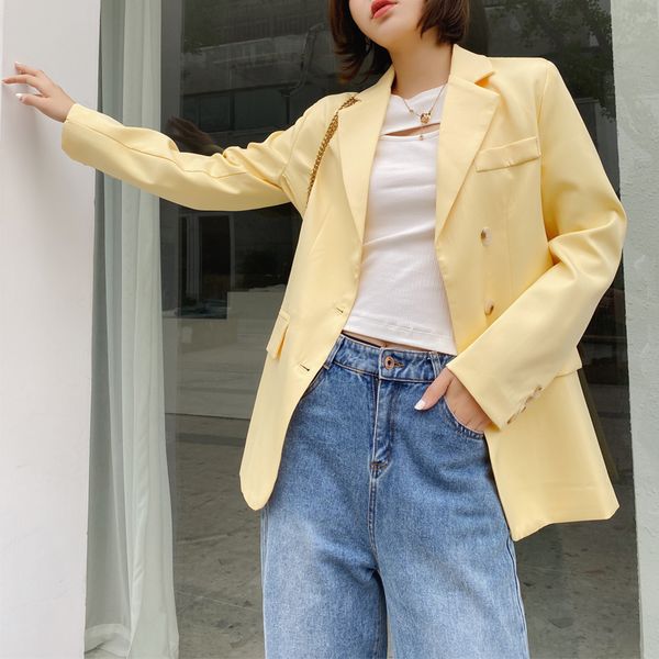 women's suits & blazers spring and autumn female jacket casual solid color single-breasted pocket decorative, White;black
women's suits & blazers spring and autumn female jacket casual solid color single-breasted pocket decorative, White;black