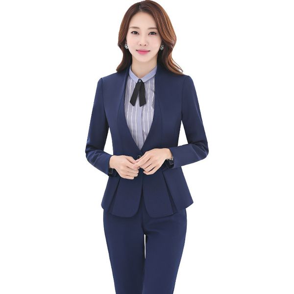 women's two piece pants occupation knicker autumn long sleeve thick section suit one button clothes white collar correct black
women's two piece pants occupation knicker autumn long sleeve thick section suit one button clothes white collar correct black