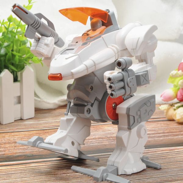 new creative diy assembly of mech warriors children's puzzle early education manual brain assembly robot education diy toys