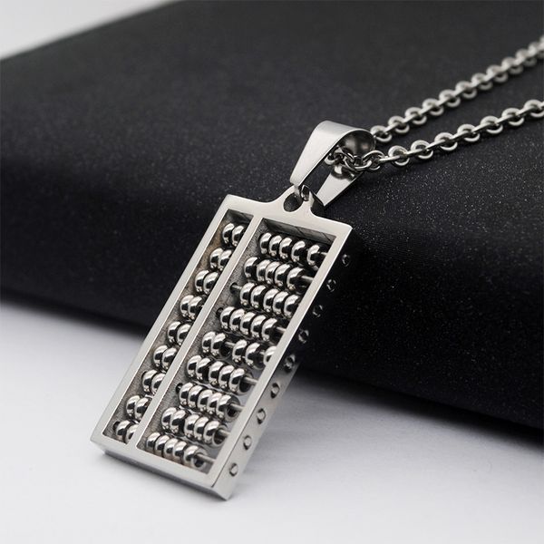 pendant necklaces fashion necklace men stainless steel mathematics arithmetic statement punk hip hop jewelry wholesale, Silver
pendant necklaces fashion necklace men stainless steel mathematics arithmetic statement punk hip hop jewelry wholesale, Silver