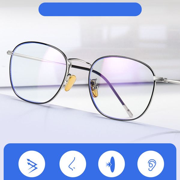 mizho trendy filtering protect eyesight anti blue light glasses women look at phone blocking glare computer korea glasses metal, White;black
mizho trendy filtering protect eyesight anti blue light glasses women look at phone blocking glare computer korea glasses metal, White;black