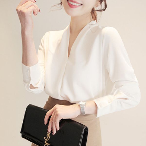 long sleeve blusas mujer de moda 2020 femininas elegante solid white chiffon office blouse women clothes womens 86c
long sleeve blusas mujer de moda 2020 femininas elegante solid white chiffon office blouse women clothes womens 86c