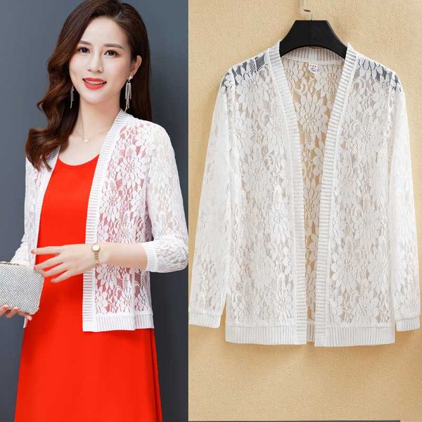 2020 new fashion summer women hollow out lace little shawl jacket plus size 3/4 sleeve sun protection clothing cardigan 5xl g156, Black;brown
2020 new fashion summer women hollow out lace little shawl jacket plus size 3/4 sleeve sun protection clothing cardigan 5xl g156, Black;brown