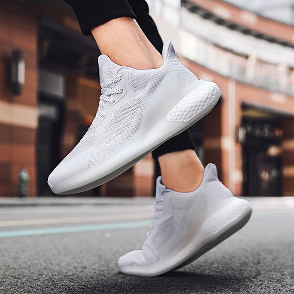 high-quality sports shoes woven mesh breathable men's shoes sports running fashion casual flying woven popcorn bottom tide, Black
high-quality sports shoes woven mesh breathable men's shoes sports running fashion casual flying woven popcorn bottom tide, Black