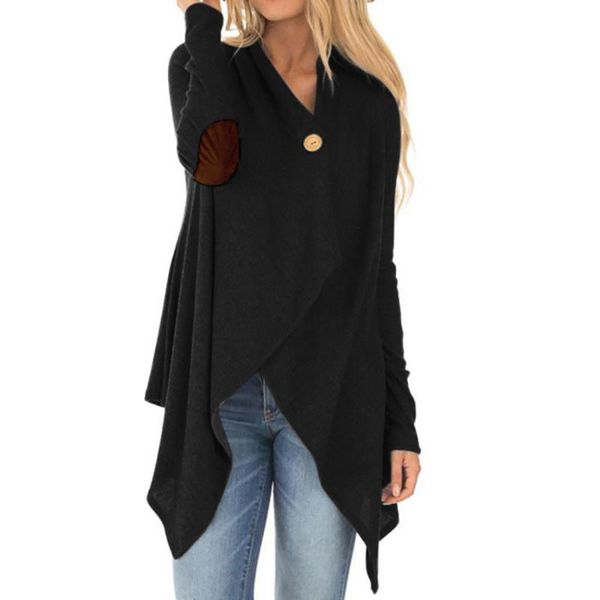 female coat button spliced single button casual asymmetric length woman coat 2020 autumn and winter 2020, Black;brown
female coat button spliced single button casual asymmetric length woman coat 2020 autumn and winter 2020, Black;brown
