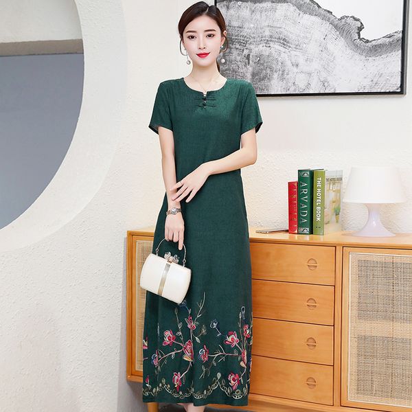 casual dresses vintage floral print maxi dress women boho short sleeve long sashes plus size shirt robe, Black;gray
casual dresses vintage floral print maxi dress women boho short sleeve long sashes plus size shirt robe, Black;gray