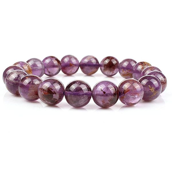 new fashion purple phantom bracelet natural stone loose beads 11 mm for women men friend birthday holiday gift, Black
new fashion purple phantom bracelet natural stone loose beads 11 mm for women men friend birthday holiday gift, Black