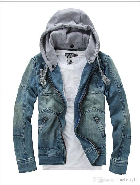 fashion men denim jackets winter long sleeve with removable hat washed vintage man jean coats men's outwears plus size m-5xl, Black;brown
fashion men denim jackets winter long sleeve with removable hat washed vintage man jean coats men's outwears plus size m-5xl, Black;brown