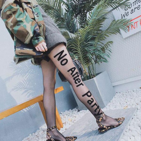 socks & hosiery womens punk letters tattoo tights no after party words pantyhose sheer black elastic skinny silky footed stockings, Black;white
socks & hosiery womens punk letters tattoo tights no after party words pantyhose sheer black elastic skinny silky footed stockings, Black;white