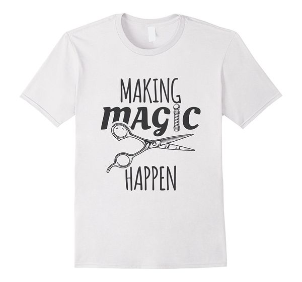2019 new summer tee shirt making magic happen barber scissors pole t-shirt gift fashion t-shirt
2019 new summer tee shirt making magic happen barber scissors pole t-shirt gift fashion t-shirt