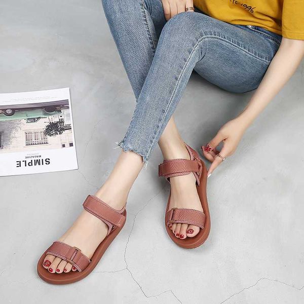 summer sandals women flat hook&loop open toe casual flat sandals comfortable footwear soft outdoor couple solid, Black
summer sandals women flat hook&loop open toe casual flat sandals comfortable footwear soft outdoor couple solid, Black
