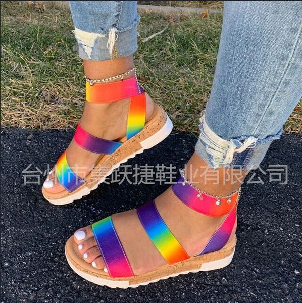 large size women's shoes 2020 thick bottom color 43 size casual sandals women, Black
large size women's shoes 2020 thick bottom color 43 size casual sandals women, Black